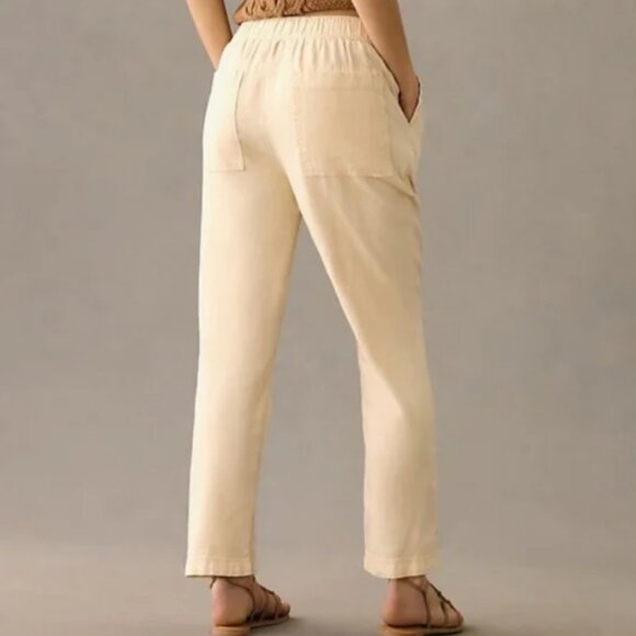 Brand New Pilcro Linen Drawstring Cropped Pants - Picture 2 of 15